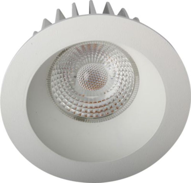 JUNO SOFT COB+ 10W innfelt, dimbar, Matt Hvit