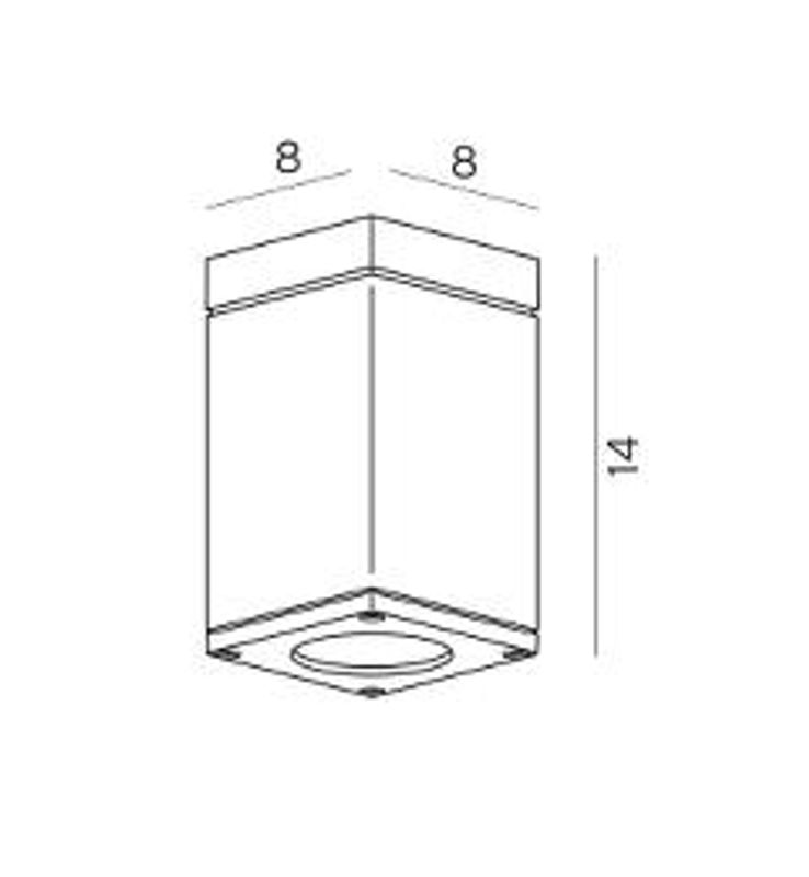 Norlys Sandvik 796 Takarmatur 4W LED GU10 Aluminium