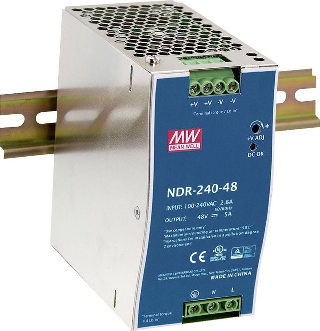 Hovedbilde 24V DIN skinne LED driver, ...