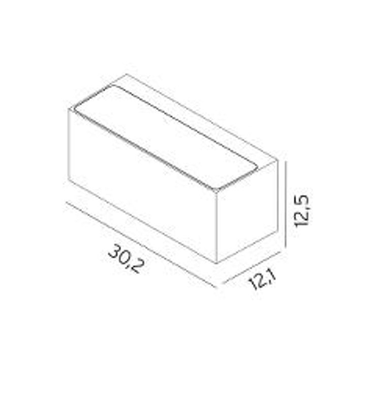 Norlys Asker 1306 Big 13,7W LED Opp/Nedlys Grafitt