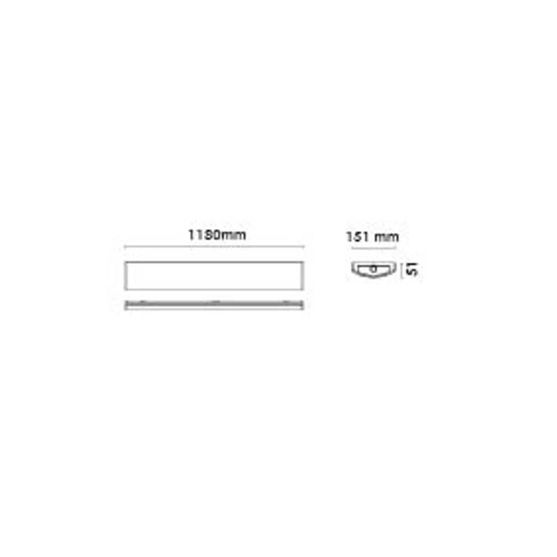 Sg Wave 900 Hvit Sensor 4000lm 3000K Ra>80 Ikke dimbar