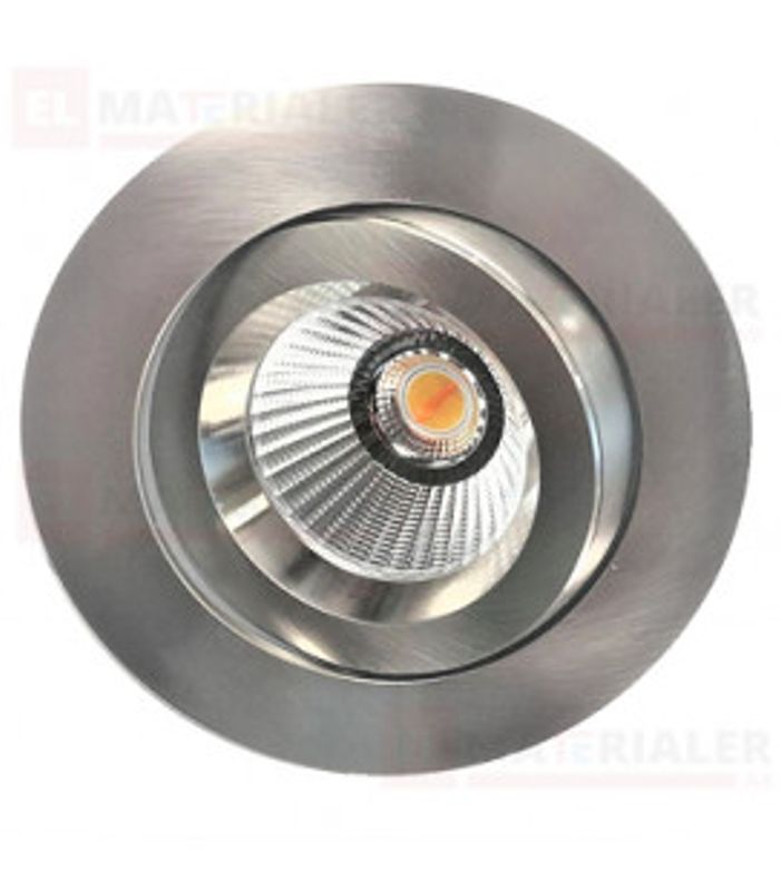 R-Line Venus 360 Isoled 8W Warmdim downlight Børstet Stål 470lm 