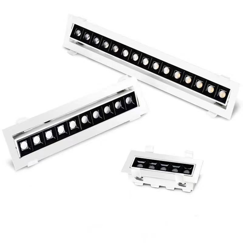 Sirius Lineære Downlight 10W 2700K Tiltbar 60gr Dimbar Ip20