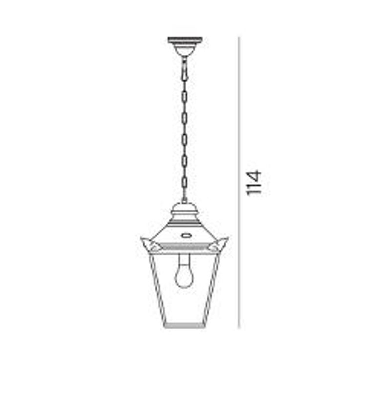 Norlys Chelsea 961 Taklampe E27 Kobber