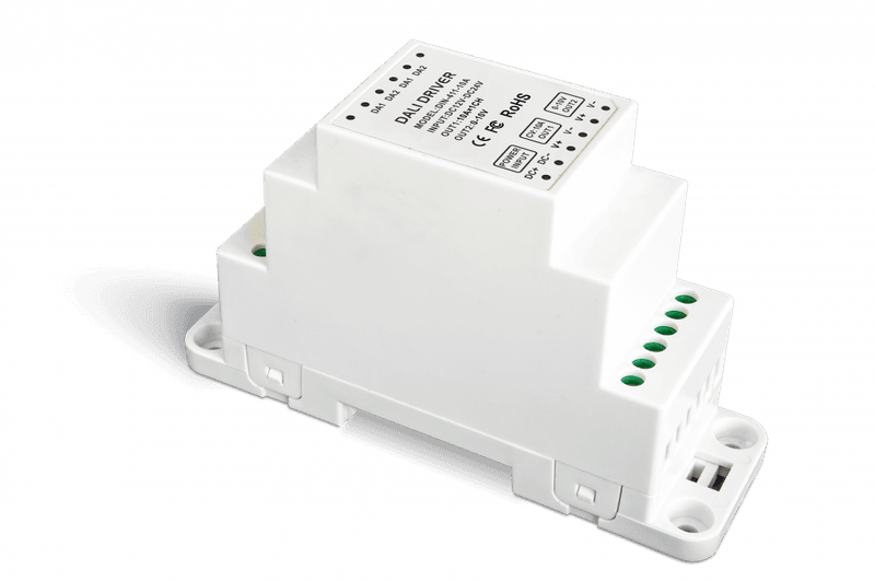 DALI LED dimmer 1 kanal DIN skinne montert