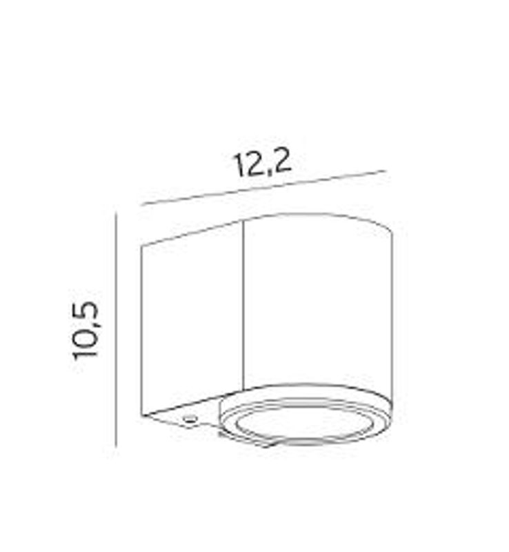 Norlys Mandal 1373 Nedlys 3,9W LED GU10 Galvanisert