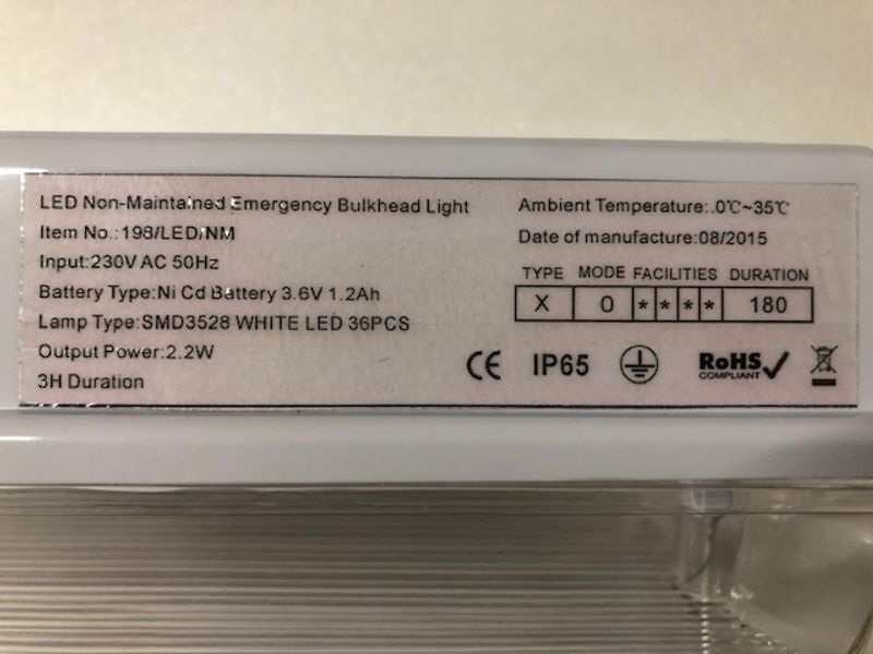 LED Lede-/Markeringslys 3W IP65