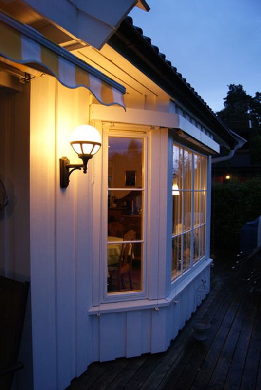 Norlys BOLOGNA 361 sort vegglampe / utelampe
