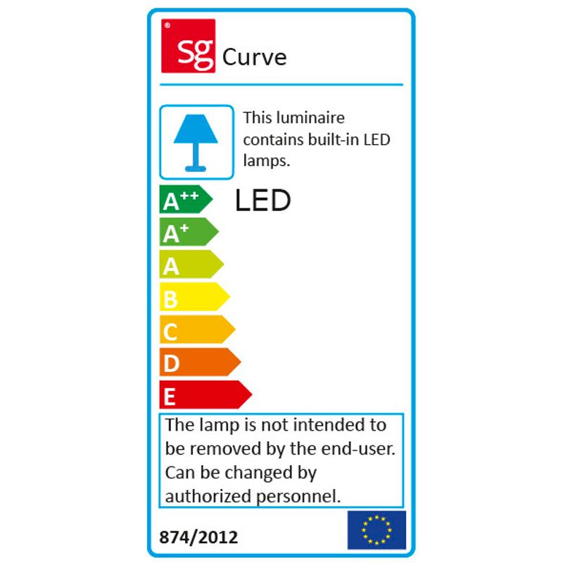 Sg EDGE sort 10W LED 3000K
