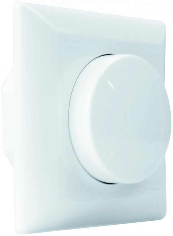 MULTIDIMMER, 5-300W/150W LED, HVIT, 1-POL/TRAPP