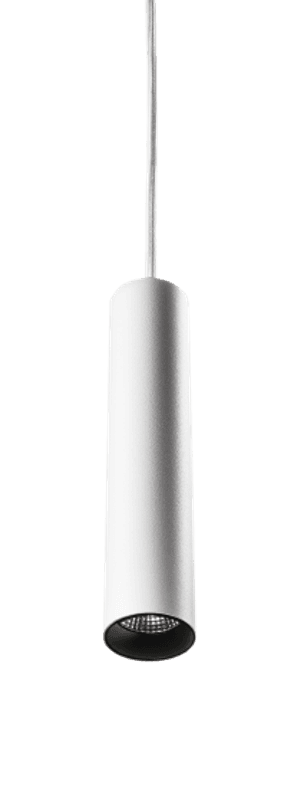 Sg Zip Tube Micro Pendel Hvit 360lm 2700K Ra 98 Faseavsnitt