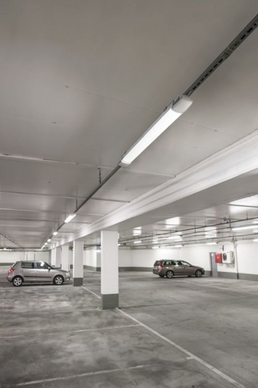 Sg Area 66 Grå 4500lm 4000K Ra>80 Ikke dimbar