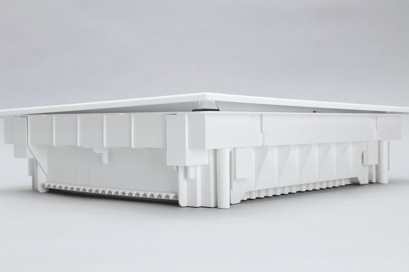 FORDELINGSSKAP, INNFELT, 2-RADER, 24+4 MODULER, IP40