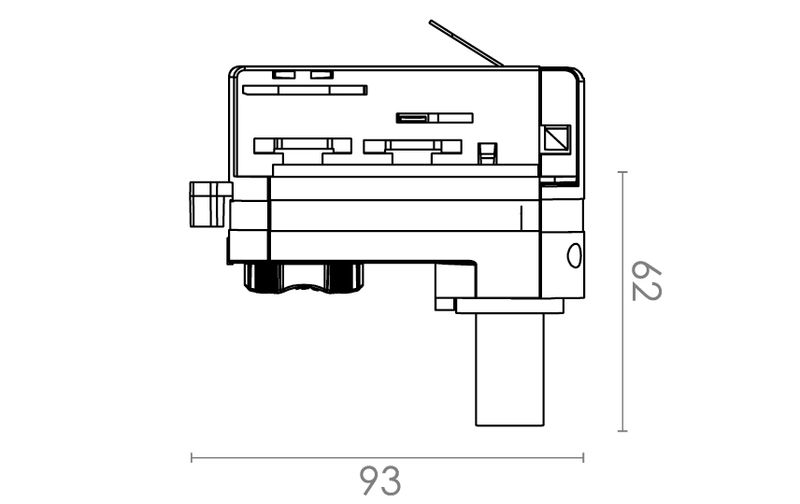 Sg Shopline DALI Hvit Pendel Adapter