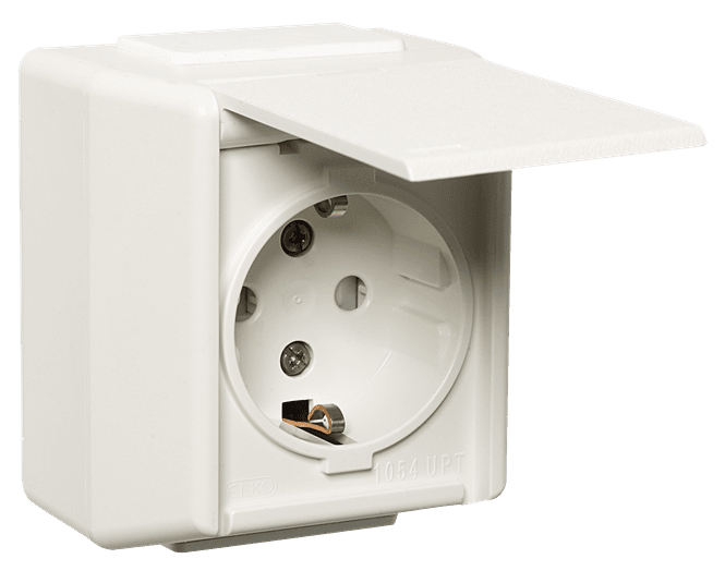 Hovedbilde ELKO ENKEL STIKK IP44 PÅVEGG ...