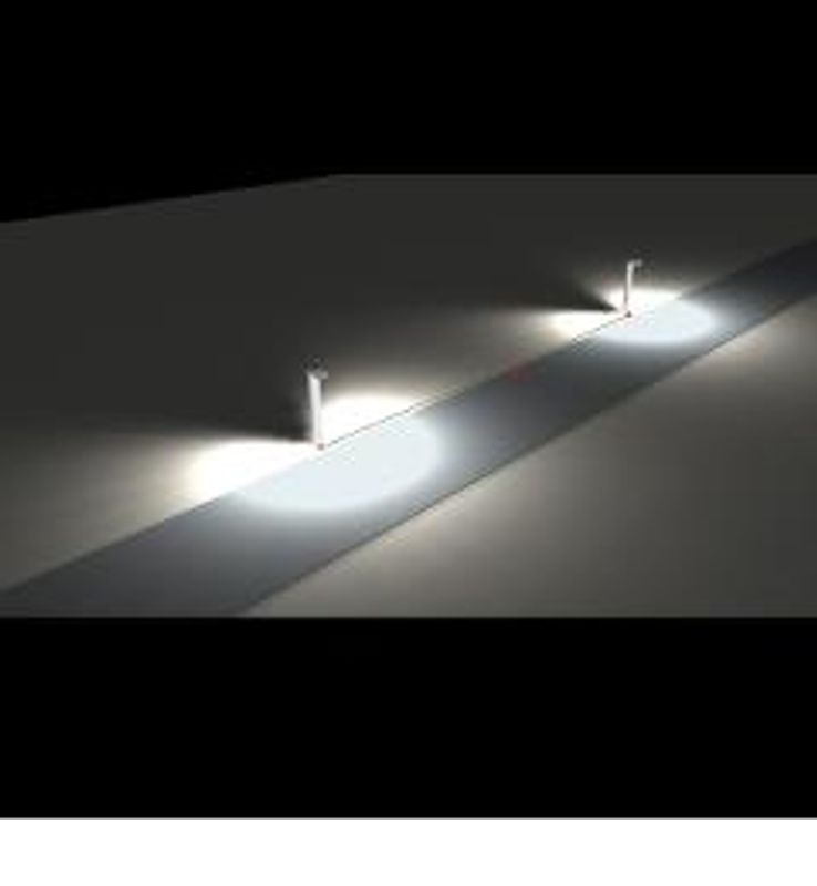 Norlys Asker 1314 Pullert 7,7W LED Asymetrisk Dimbar Aluminium 