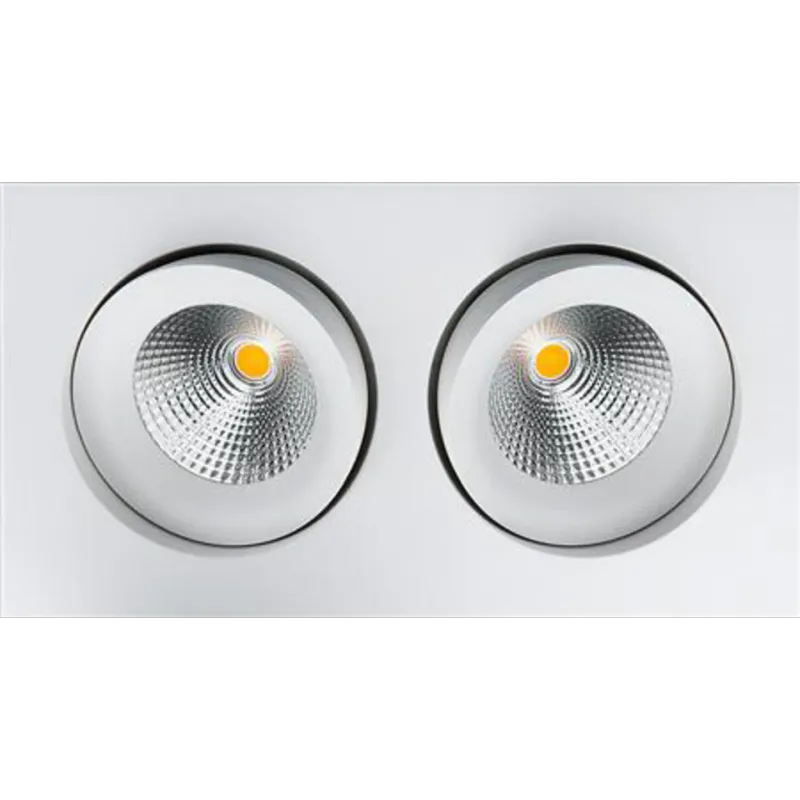 Sg Junistar Square IsoSafe 2x7W LED DimToWarm Matt-Hvit